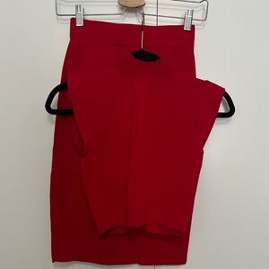 Miami Boutique Elastic Red Set